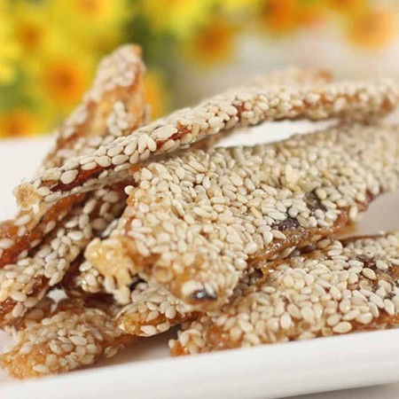 福建特產(chǎn) 廈門特產(chǎn) 魚干 芝麻香魚排海味休閑食品零嘴 香魚排 100g